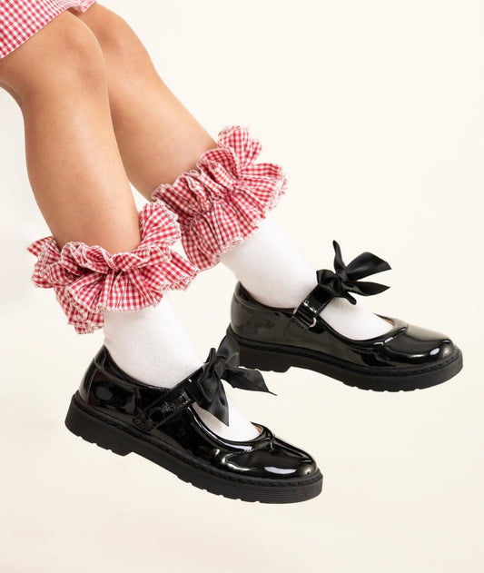 CARAMELO- Gingham ankle Tutu