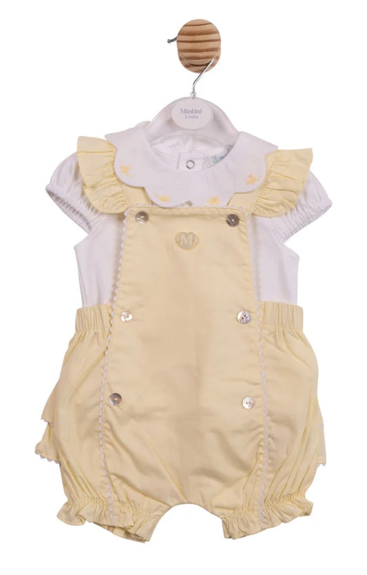 MINTINI- Frill bib bloomer ( MB7039)