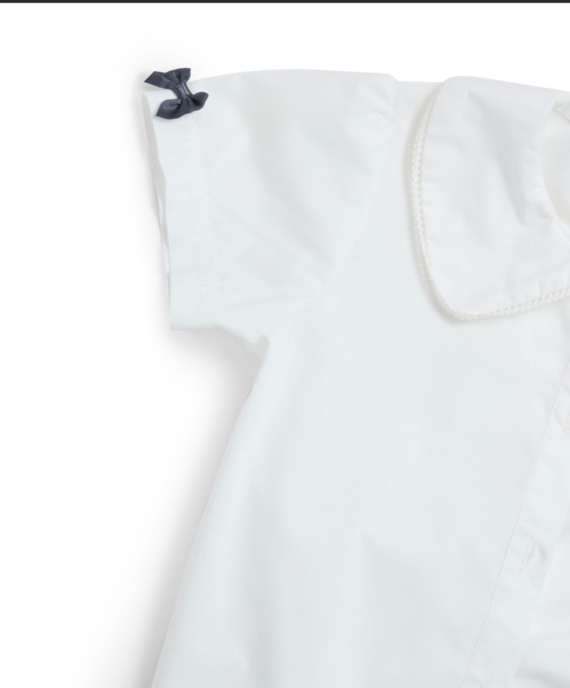 CARAMELO-School shirt with satin bow