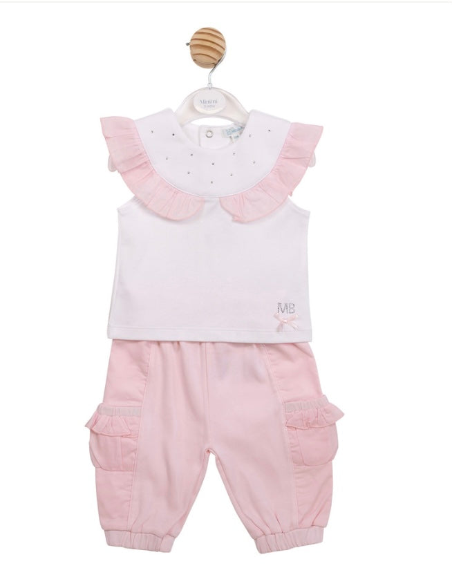 MINTINI- Frill trouser set ( MB7097)