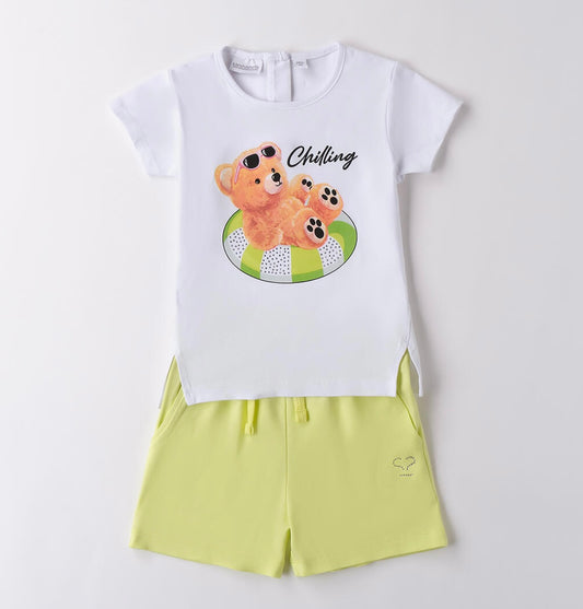 MINIBANDA- Bear short set