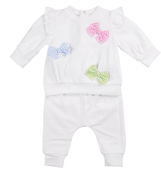 MINTINI- MB6420- white jog suit
