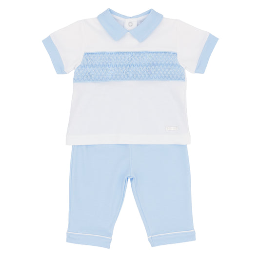 AMORE- Smocked trouser set ( 0043)