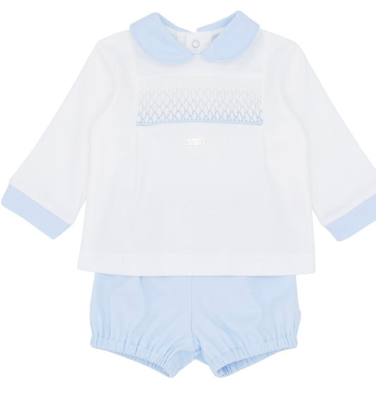 AMORE- Smocked short set (0022)