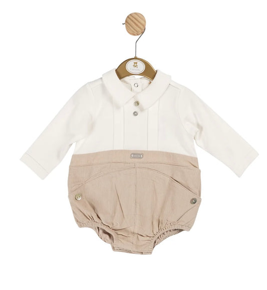 MINTINI- Cord short leg romper