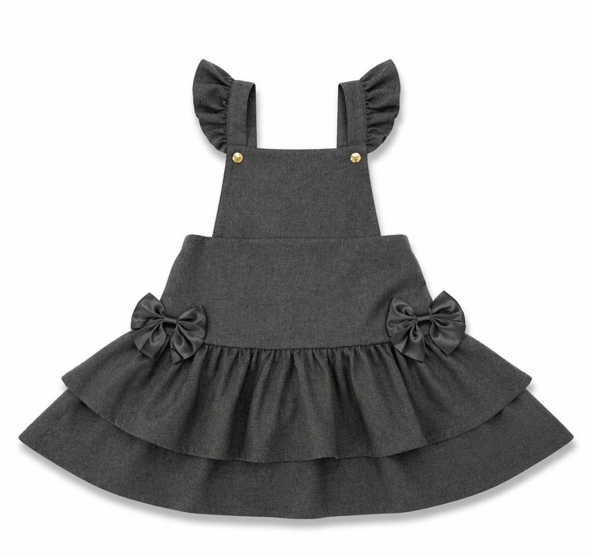 CARAMELO- Ra Ra pinafore ( Grey)