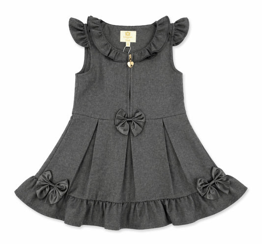 CARAMELO - Zip front bow pinafore ( 3421122)