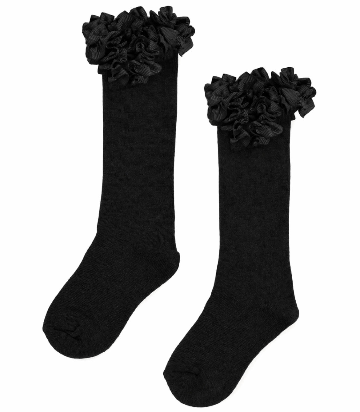 CARAMELO- Grosgrain ruffle sock