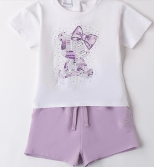 MINIBANDA - Bear short set