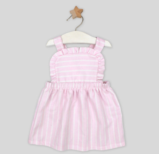 RAPIFE - cross back pinafore with frill collar vest