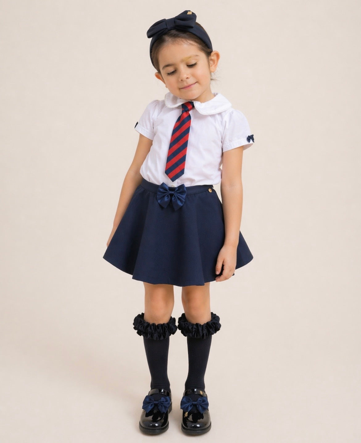 CARAMELO-Skater skirt with short