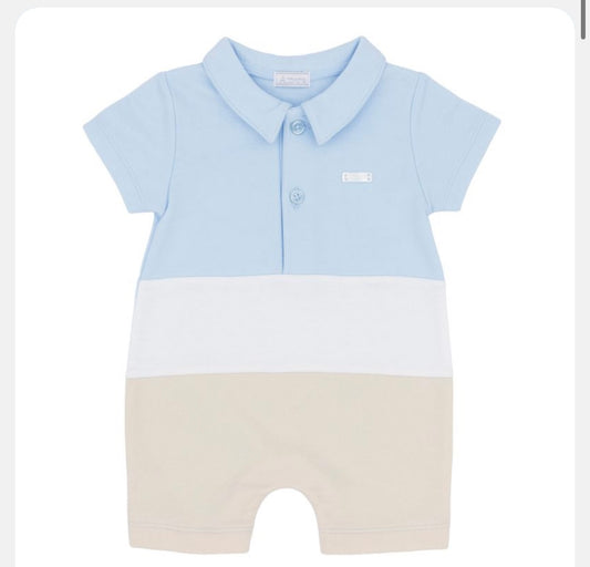 AMORE- Colour block shortie romper ( 0050)
