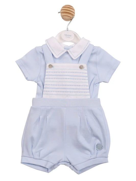 MINTINI- Short dungaree set ( MB6883)