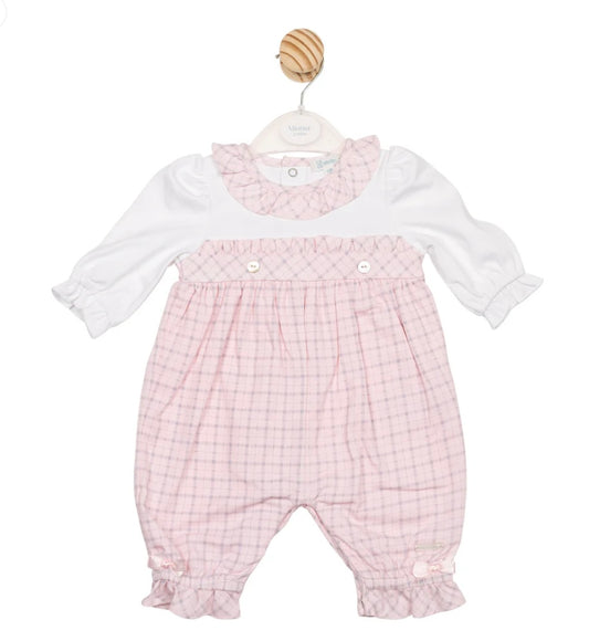 MINTINI- Check romper (6728)