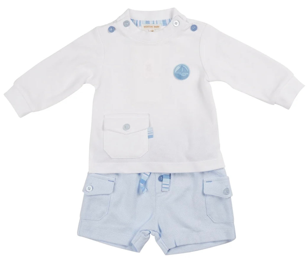 MINTINI- sweatshirt and shorts
