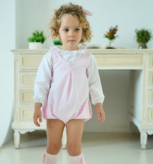 RAPIFE- Romper and frill collar vest