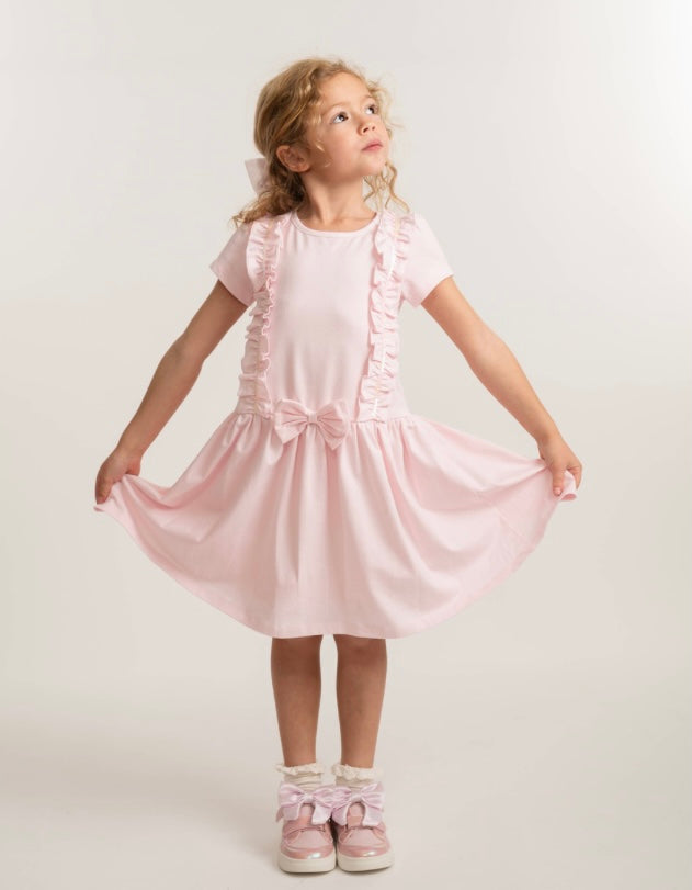 CARAMELO- Ruffle jersey dress (3421120) PINK