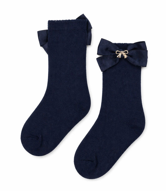 CARAMELO- Bow Charm Ankle sock