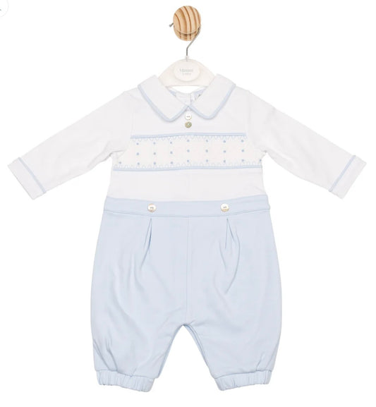 MINTINI- Boys smock romper ( 6575)