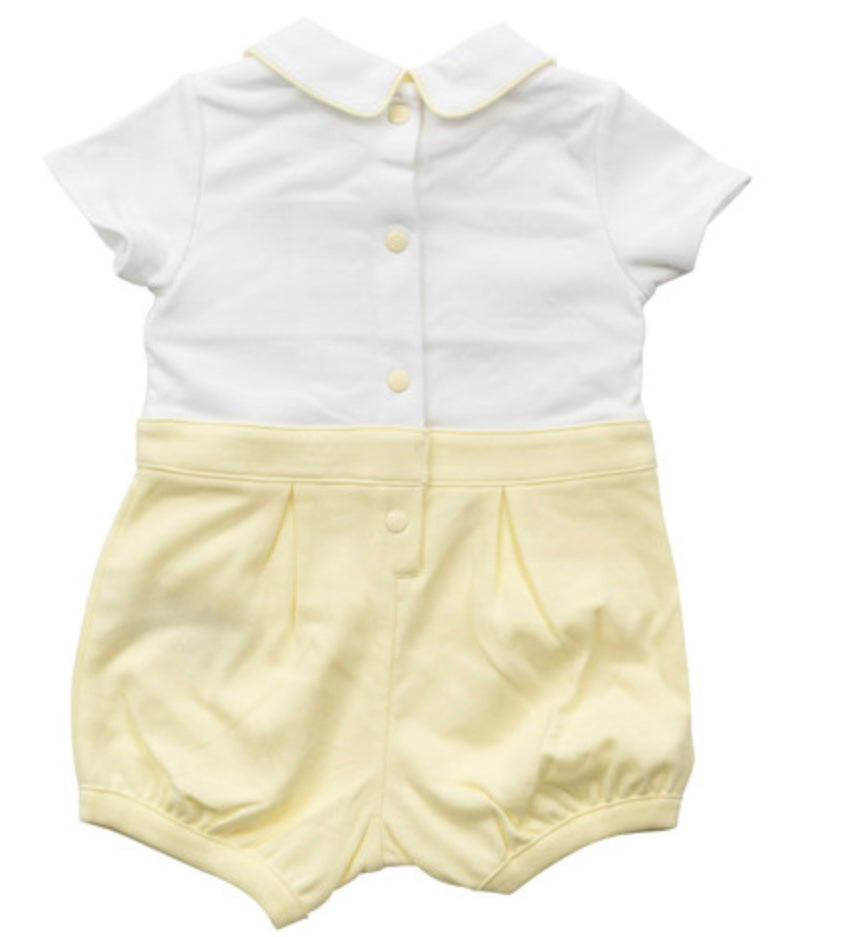 MINTINI- MB6479- Lemon smock romper