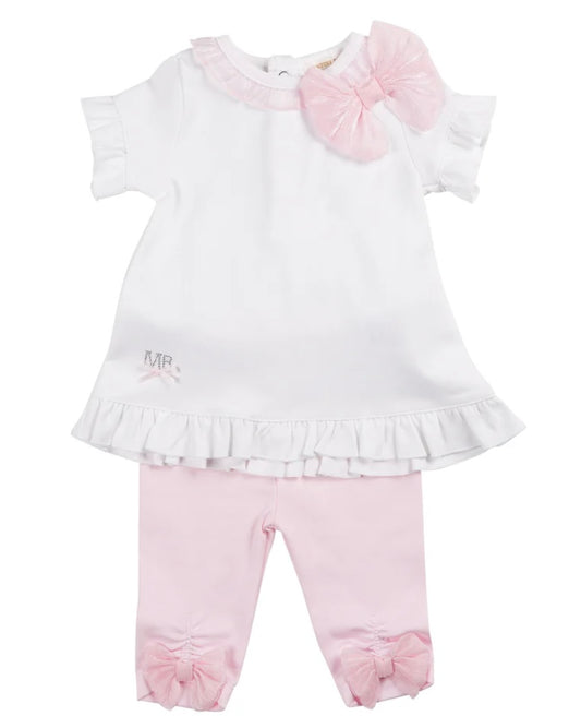 MINTINI- MB6409- Legging set ( Pink)