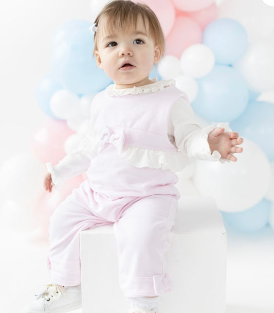 BLUES BABY- Girls dungaree set ( 2197)