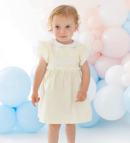 BLUES BABY- Lemon smock dress ( BB2267)