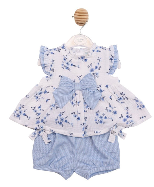 MINTINI- Floral top and short set ( MB7140)