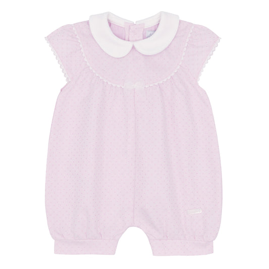 AMORE- pink shortie romper ( 0092)