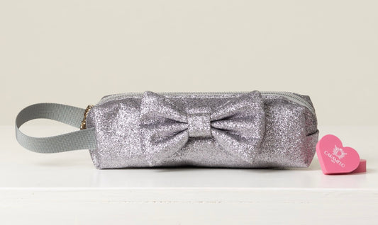 CARAMELO-Glitter bow pencil cases