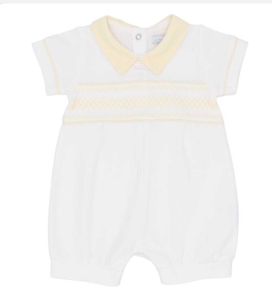 AMORE- Boys smocked shortie (0078)