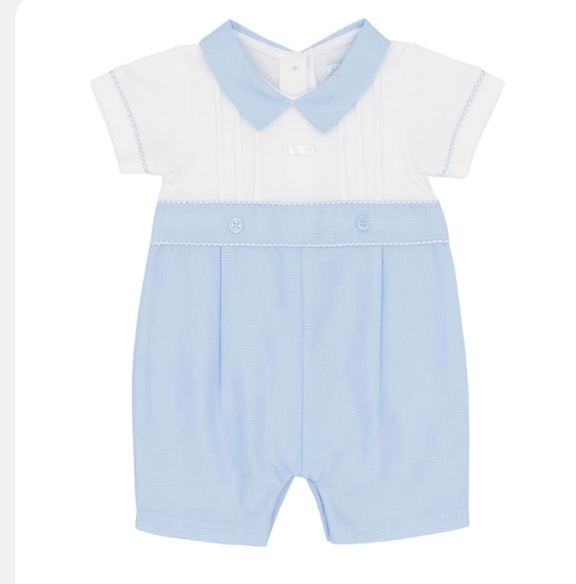 AMORE- Collared shortie romper ( 0084)
