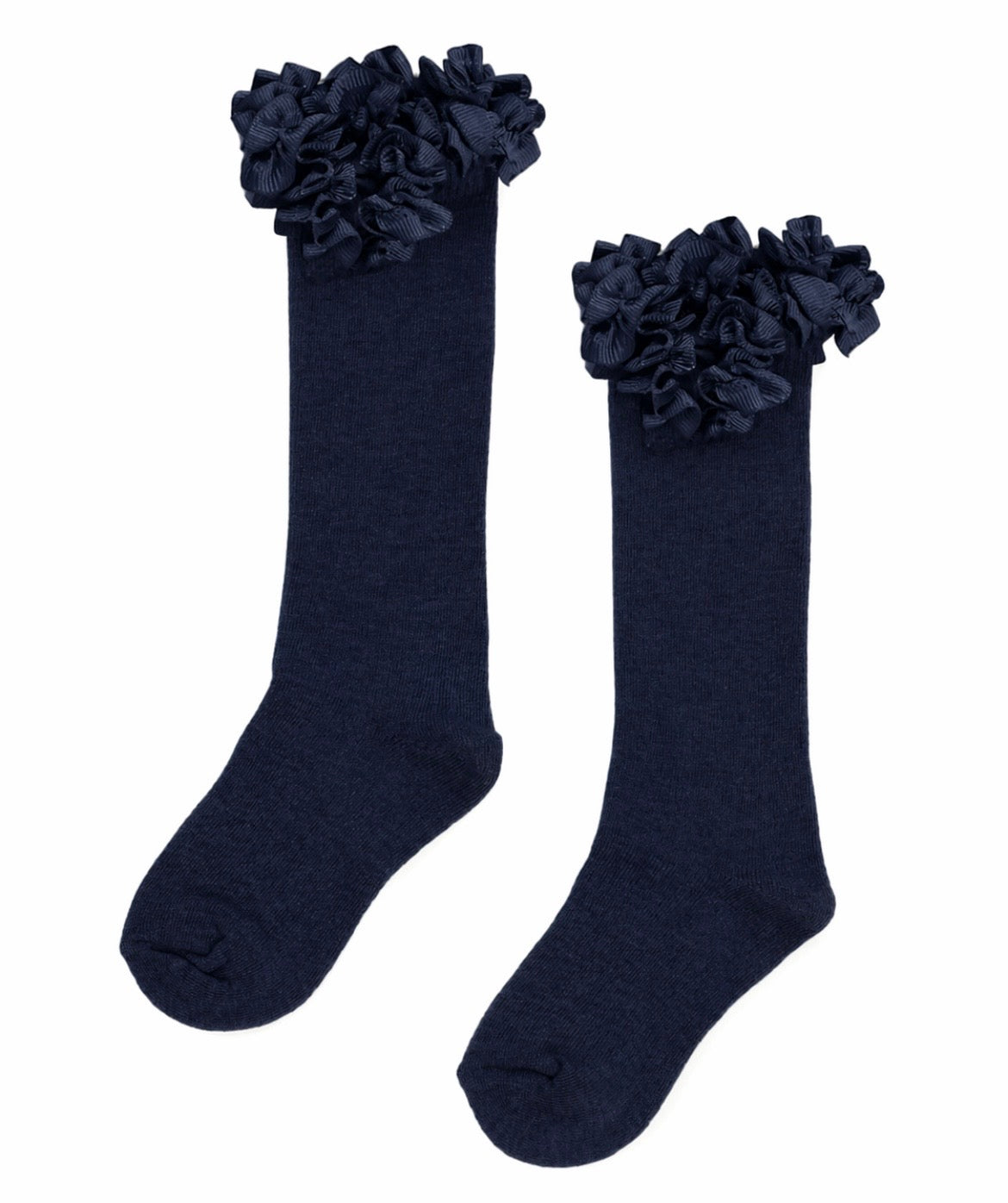 CARAMELO- Grosgrain ruffle sock