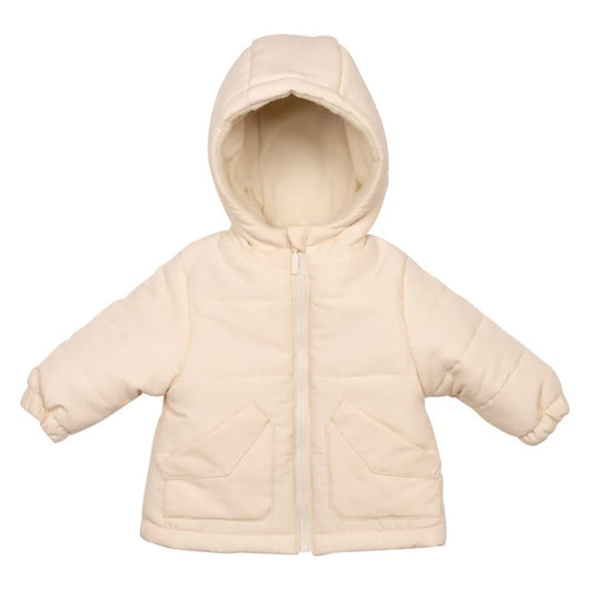 MINTINI- Boys padded beige jacket