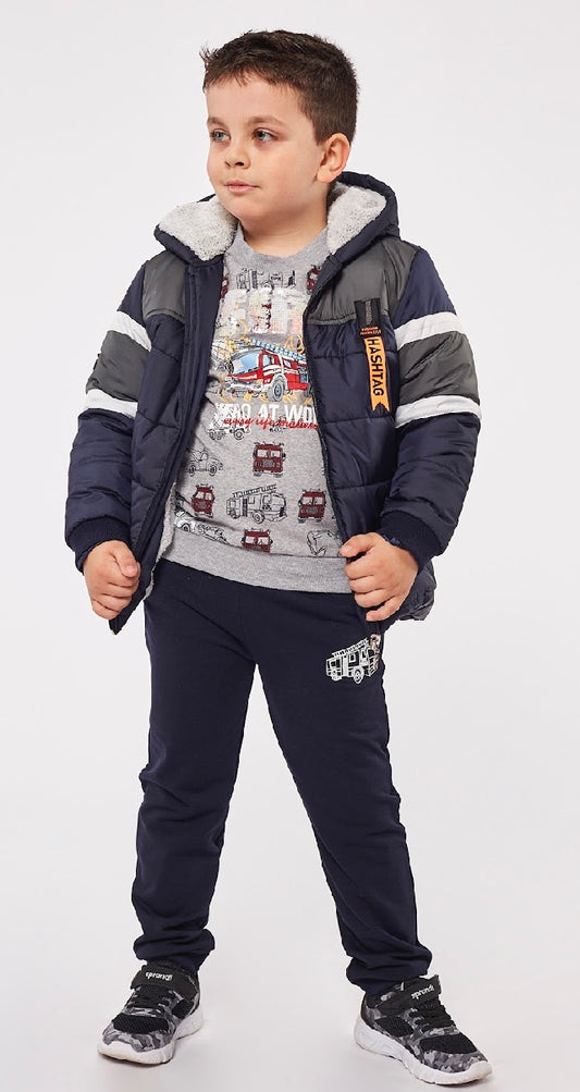 HASHTAG- Colour block jacket