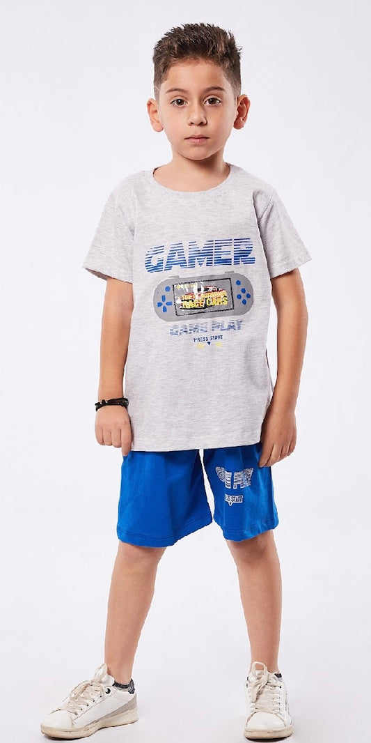 HASHTAG- boys short set