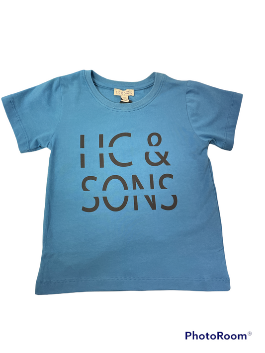 HC&SONS blue T-shirt
